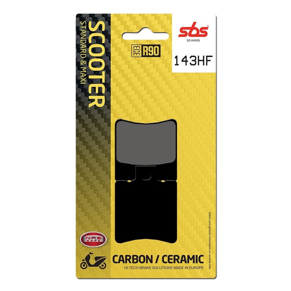 SBS FRICTION - Ceramic Front / Rear Scooter Brake Pads (SBS 725)