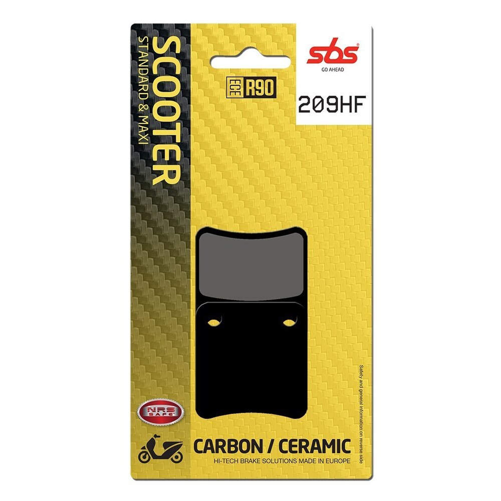 SBS FRICTION - Ceramic Scooter Brake Pads (SBS 879)