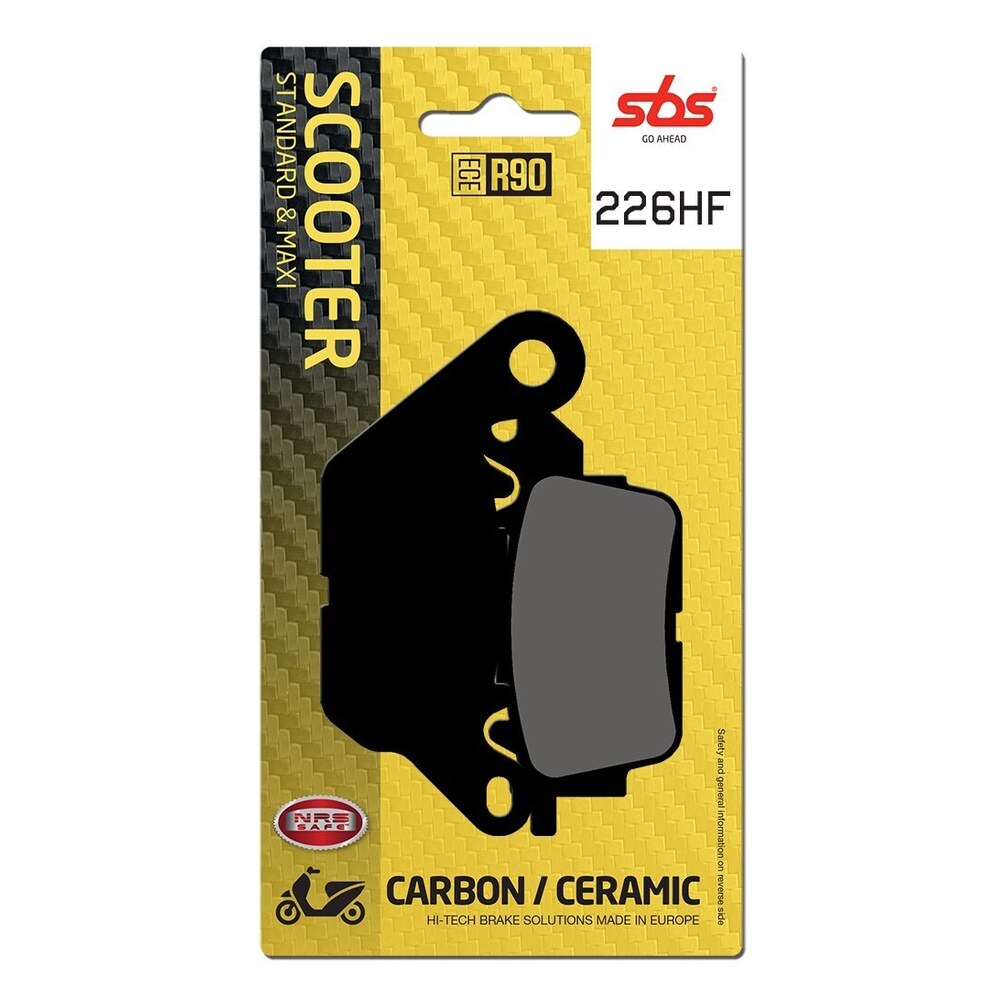 SBS FRICTION - Ceramic Front Scooter Brake Pads