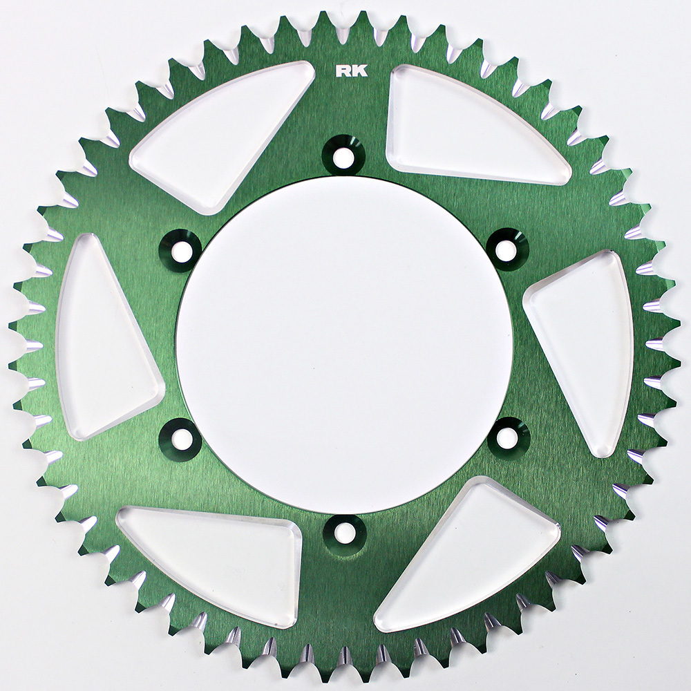 RK ALLOY RACING SPROCKET - 50T 520P - GREEN