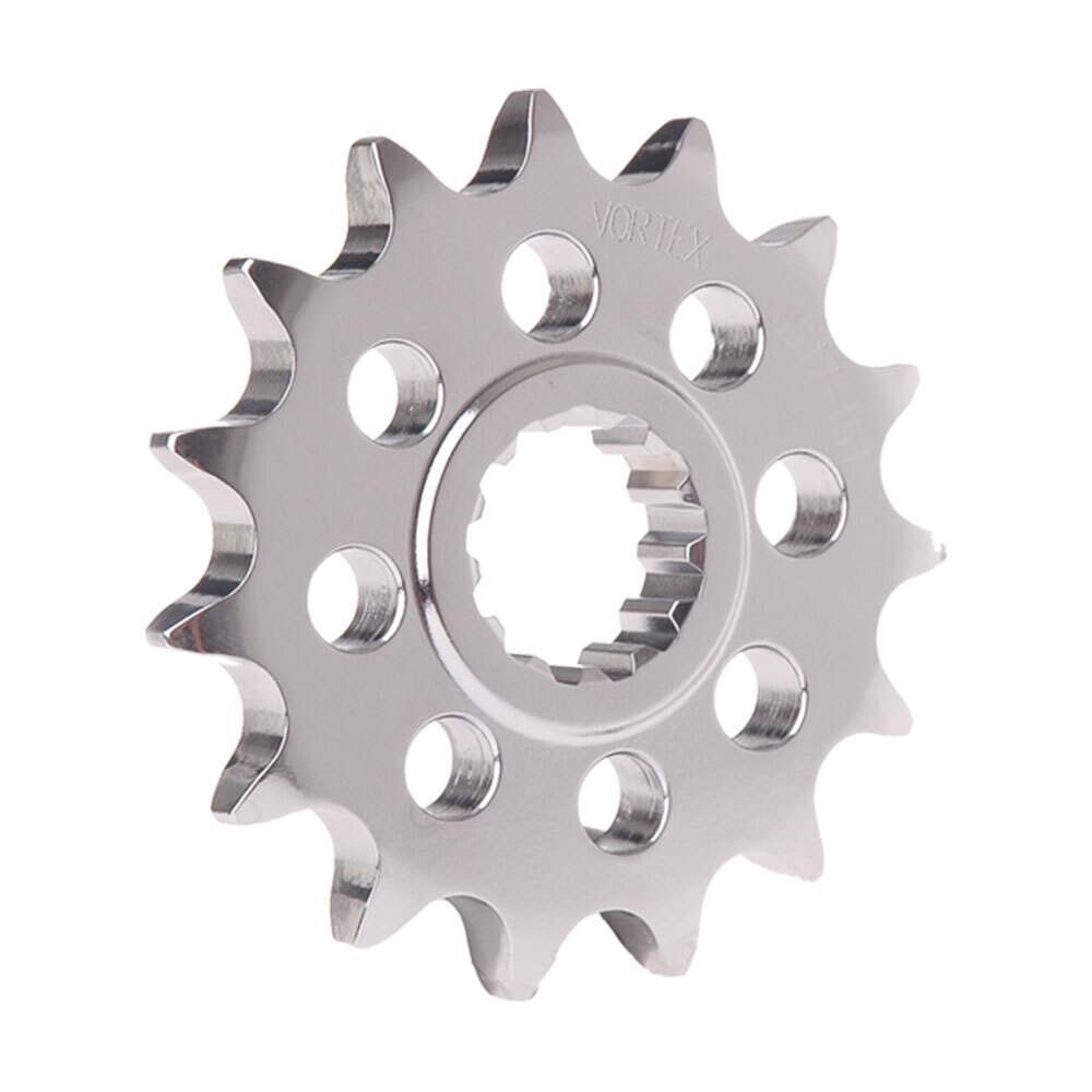 VORTEX STEEL FRONT SPROCKET 520-15T - NICKEL