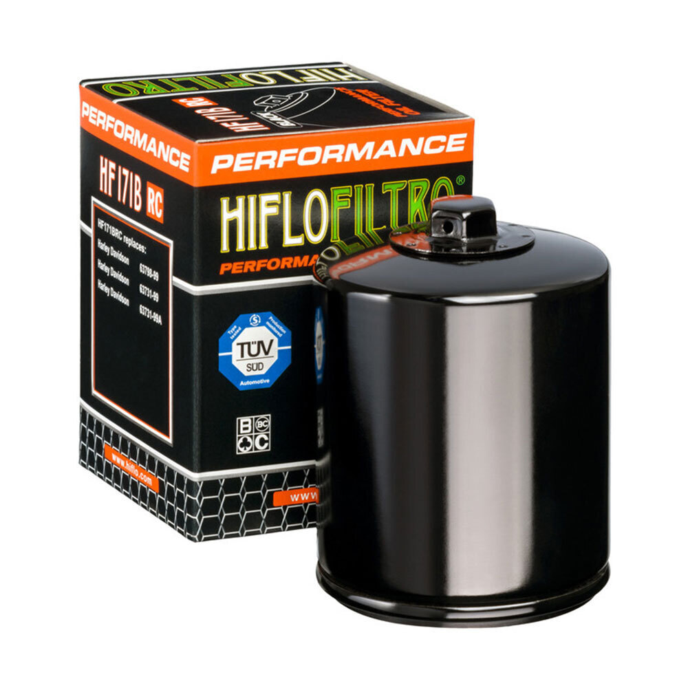 HIFLOFILTRO - OIL FILTER  HF170BRC BLACK (With Nut)