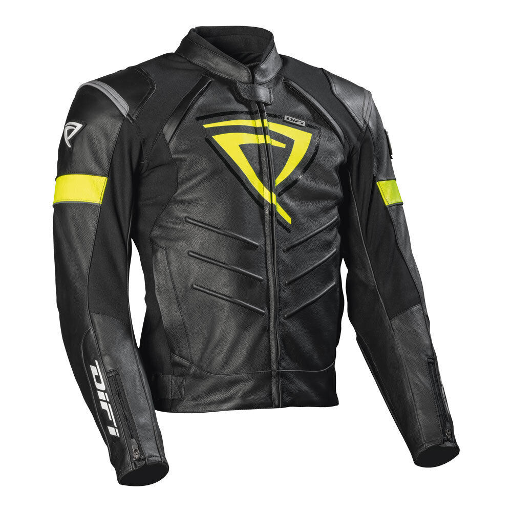 Difi Monza Jacket Black/Yellow 58 3XL