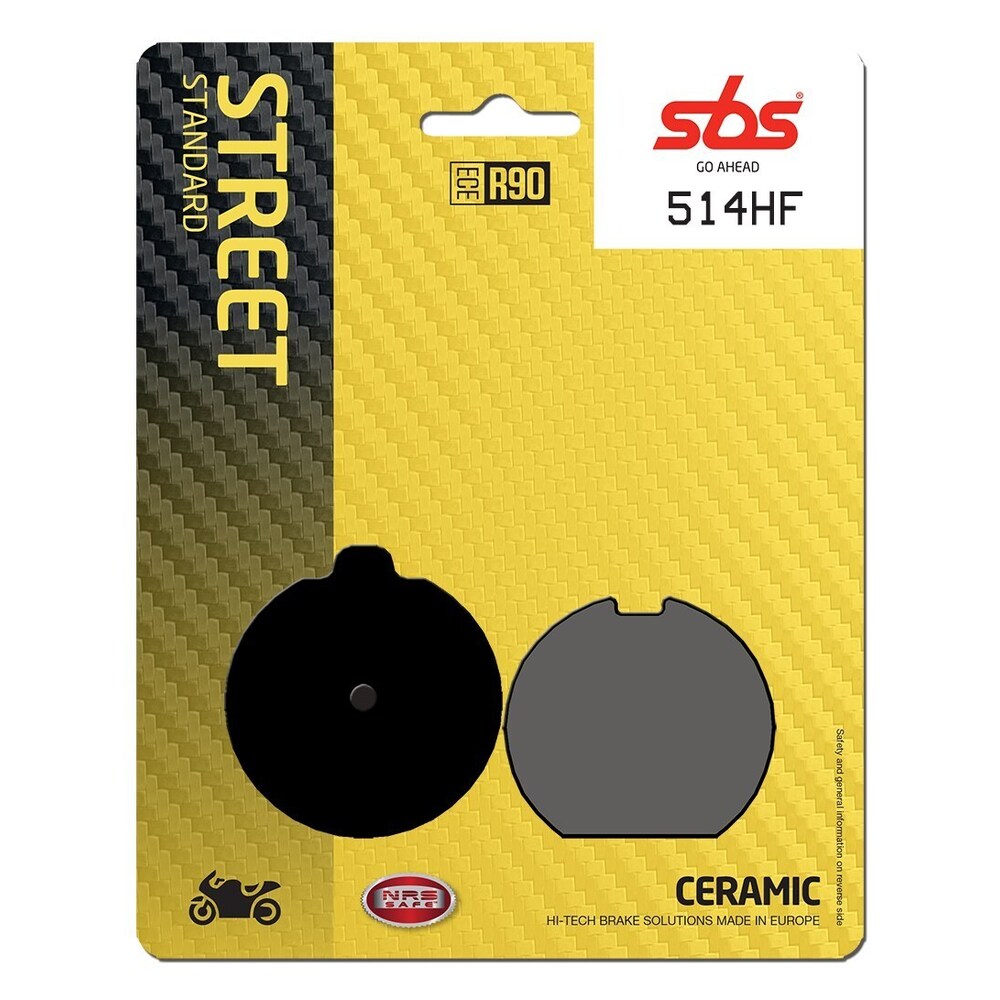 SBS CERAMIC BRAKE PADS FRONT / REAR