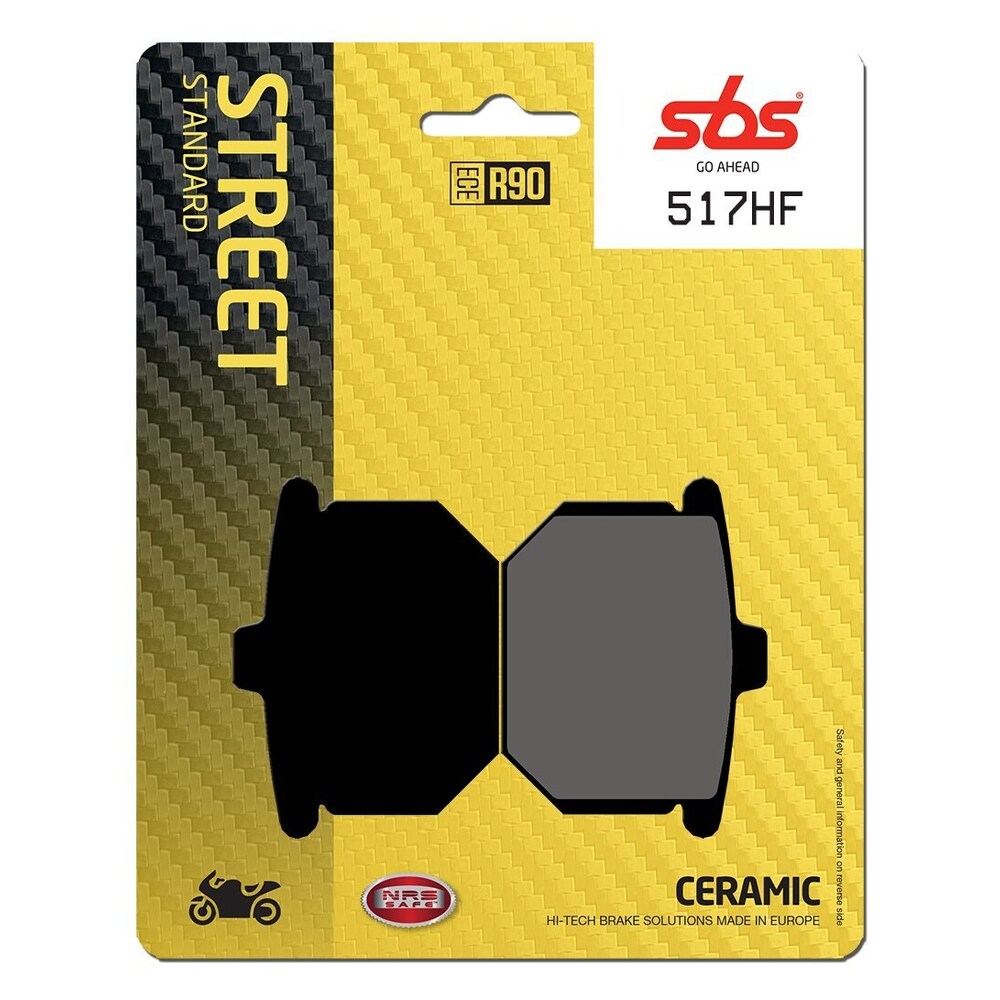 SBS FRICTION - Ceramic Front / Rear Brake Pads