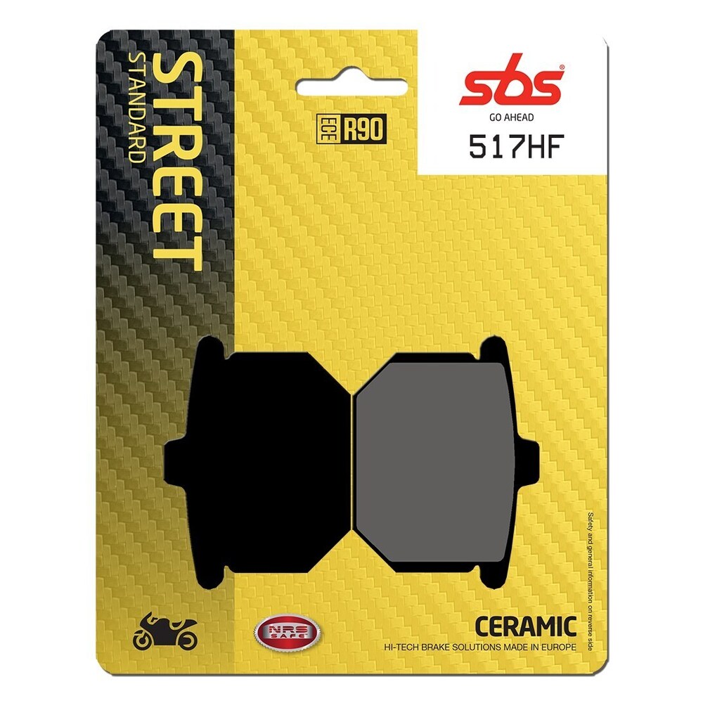 SBS CERAMIC BRAKE PADS FRONT / REAR