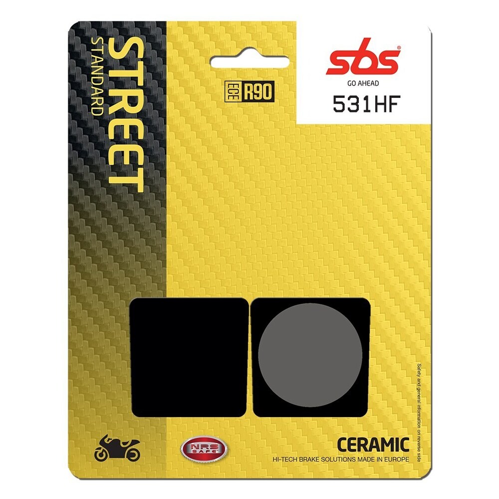 SBS CERAMIC BRAKE PADS FRONT / REAR