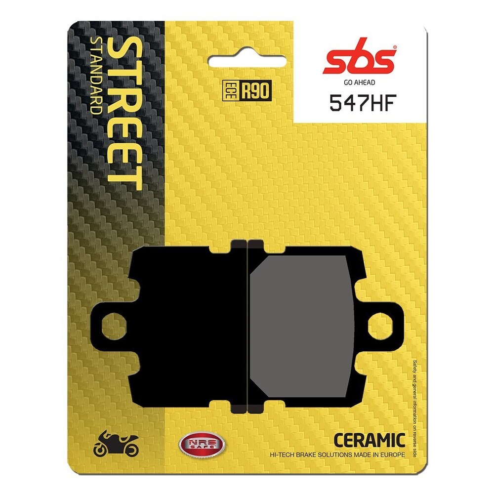 SBS CERAMIC BRAKE PADS FRONT / REAR