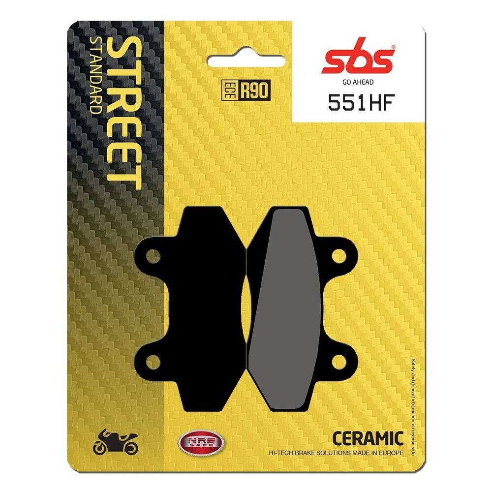 SBS CERAMIC BRAKE PADS FRONT / REAR