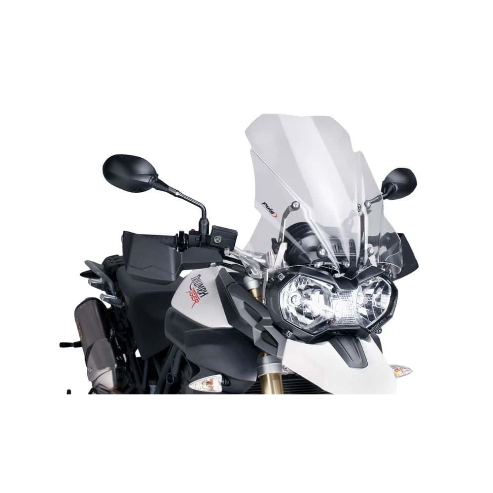 Puig Touring Screen Compatible With Triumph Tiger 800 XC/XCX/XR/XRX/XCA (Clear)