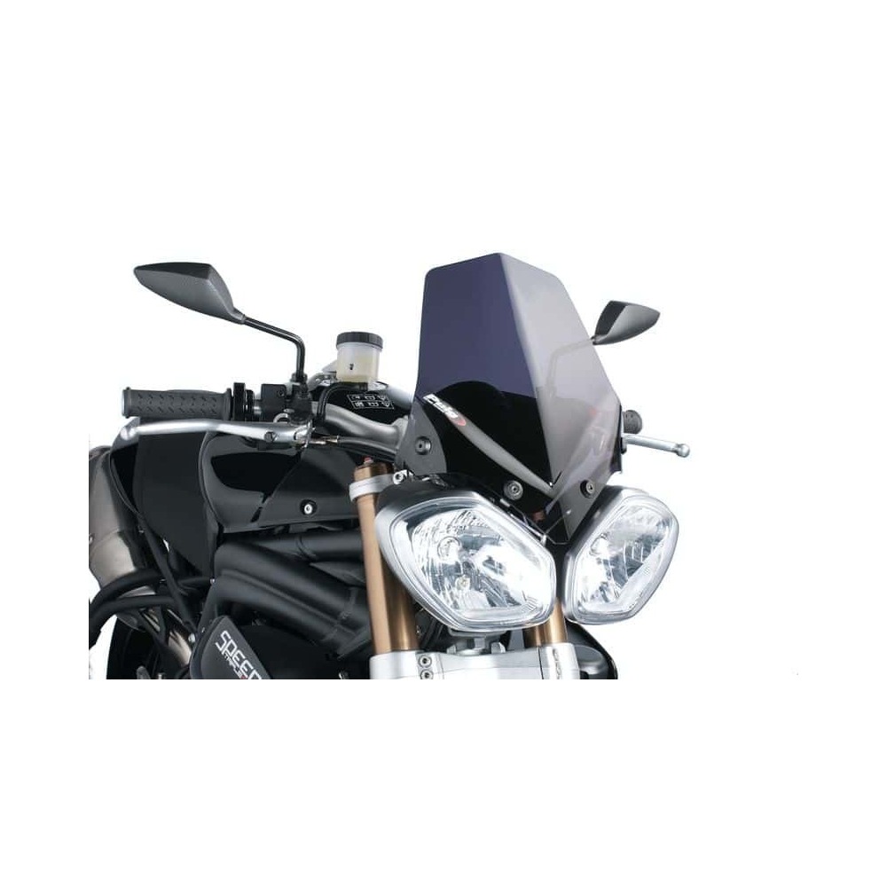 Puig New Generation Sport Screen to Suit Triumph Speed Triple/R Street Triple/R (Dark Smoke)