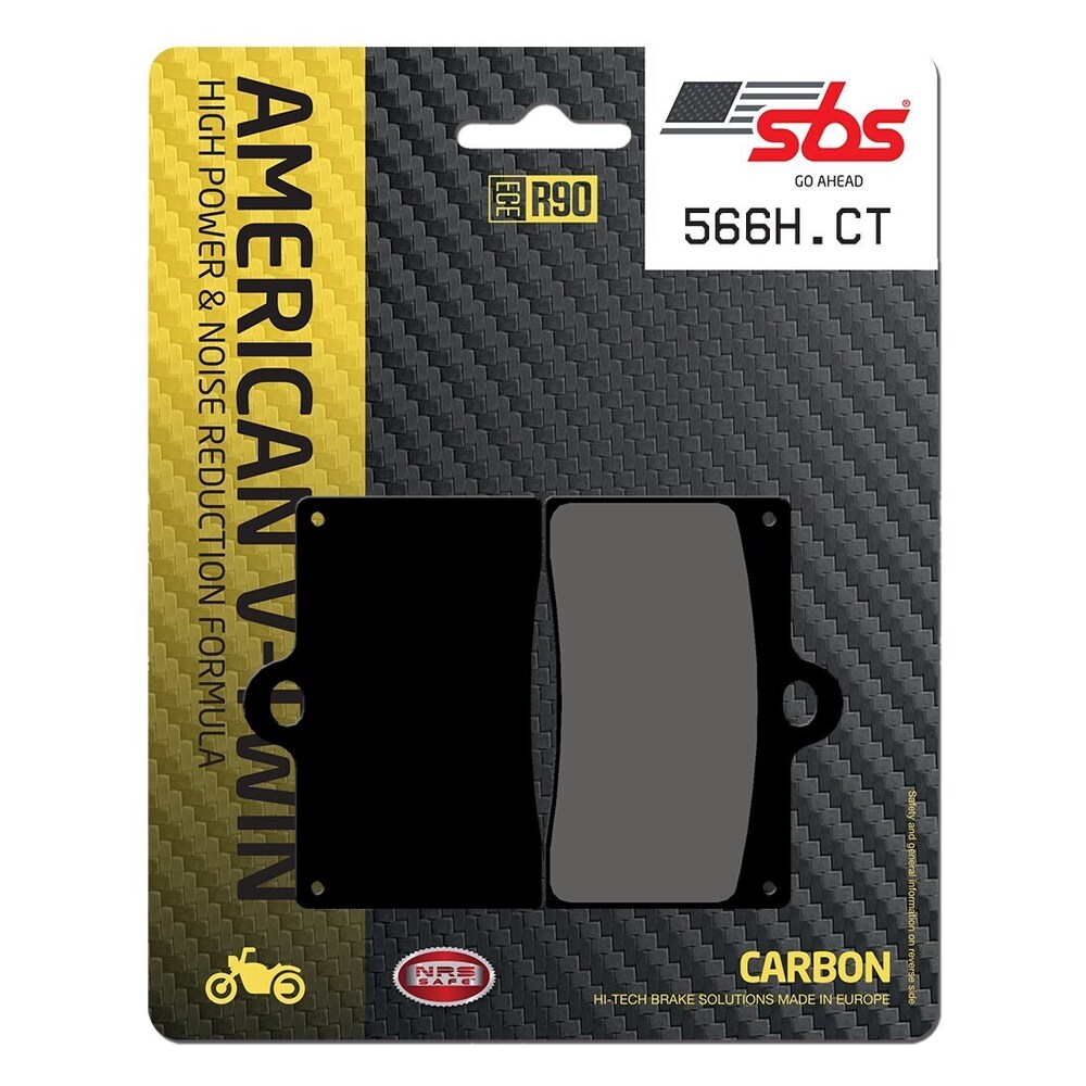 SBS FRICTION - Carbon Tech Front H-D Brake Pads