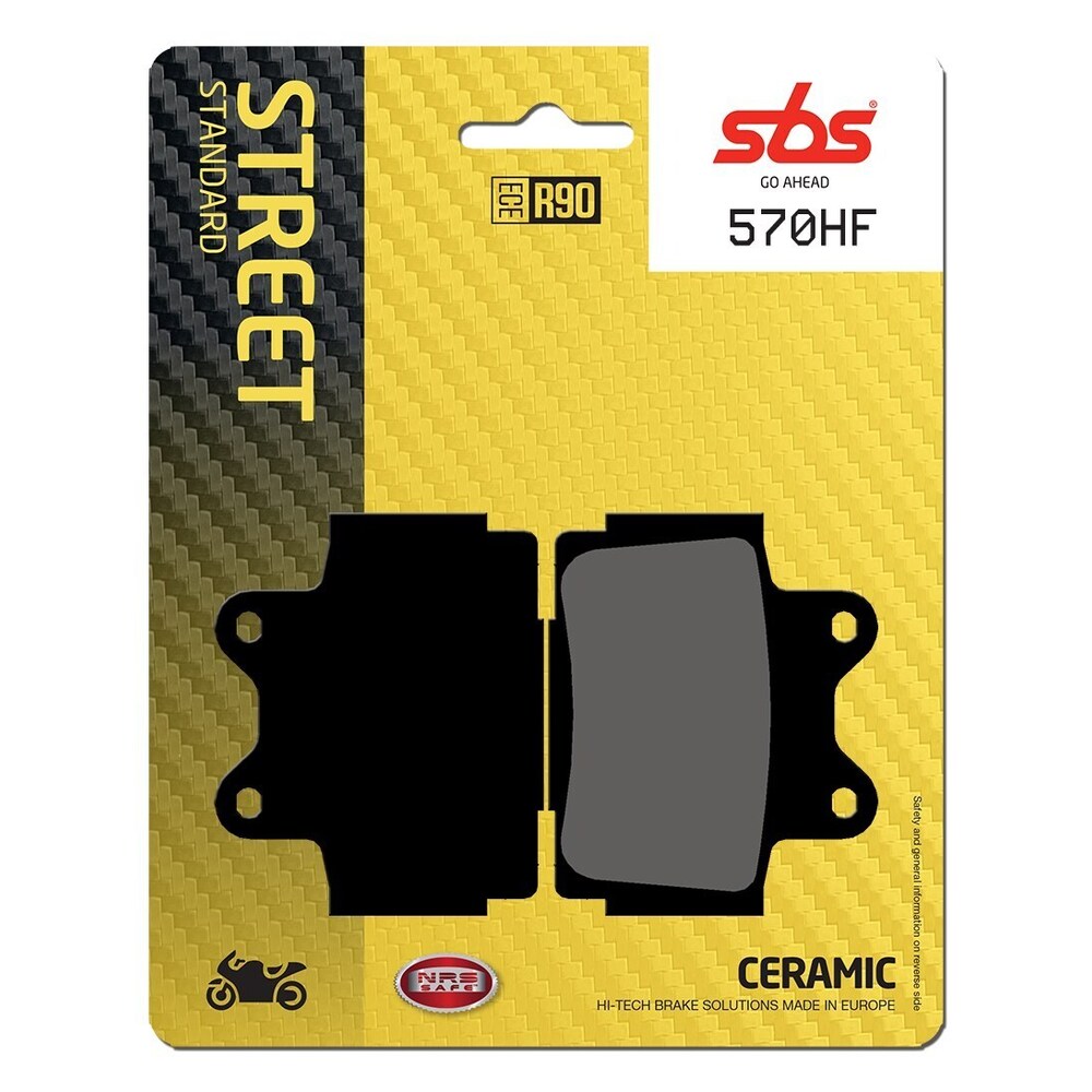 SBS CERAMIC BRAKE PADS FRONT / REAR