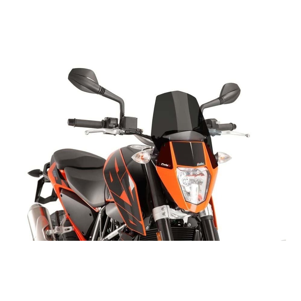 Puig New Generation Sport Screen For KTM 690 Duke (2012 - 2020) - Dark Smoke