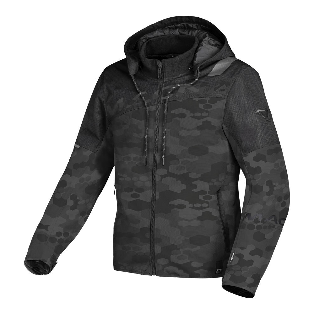 Macna Racoon Jacket Black/Grey Camo Medium