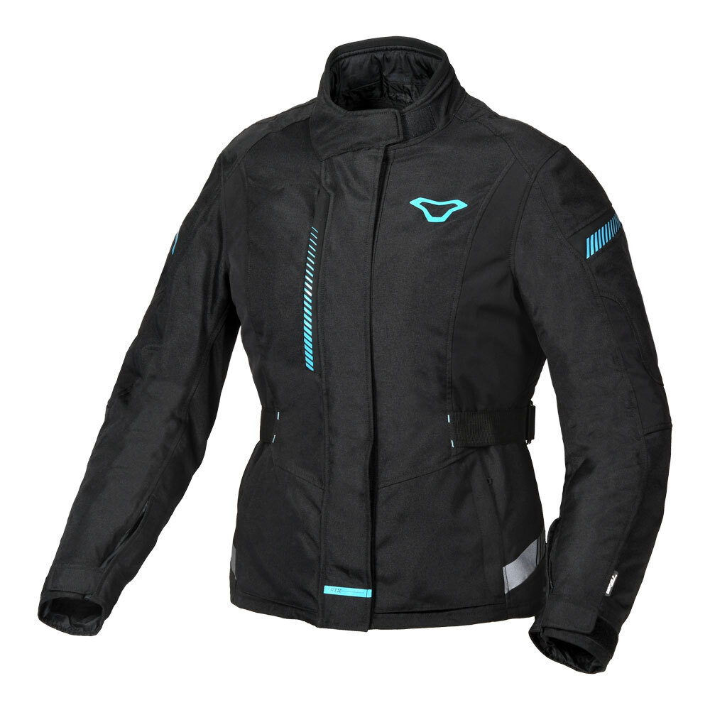 Macna Nivala Ladies Jacket Black/Aqua 2XL