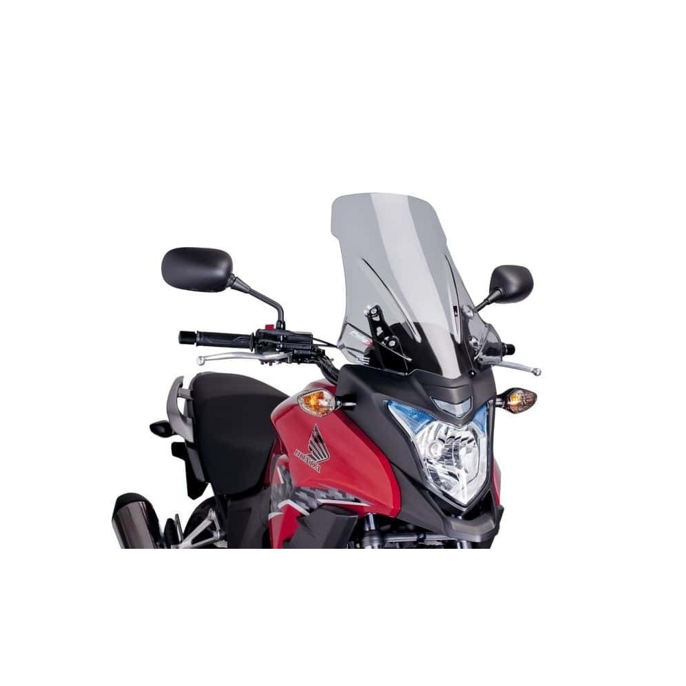 Puig Touring Screen Compatible With Honda CB500X 2013-2015 (Light Smoke)