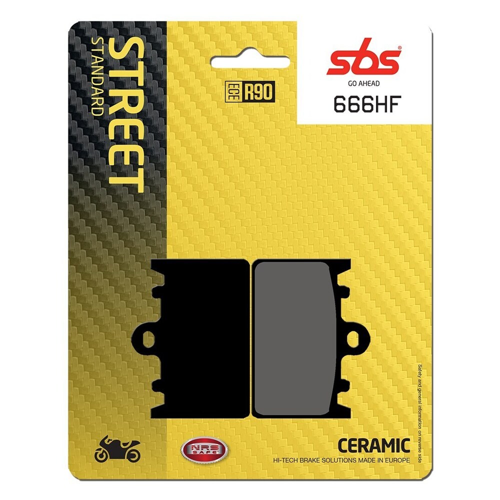 SBS FRICTION - Ceramic Front Brake Pads