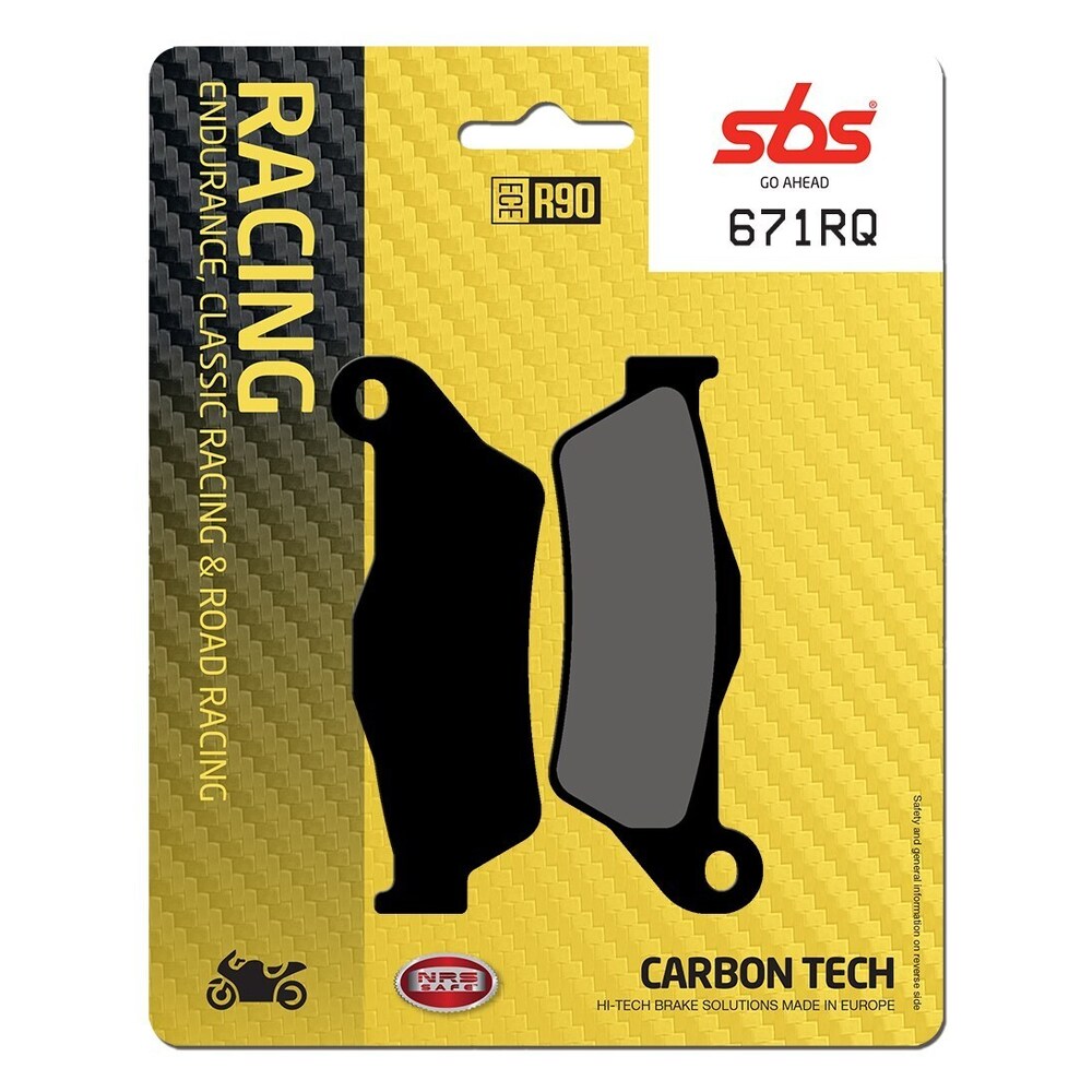 SBS FRICTION - Carbon Tech Racing Rear Brake Pads (SBS 151)