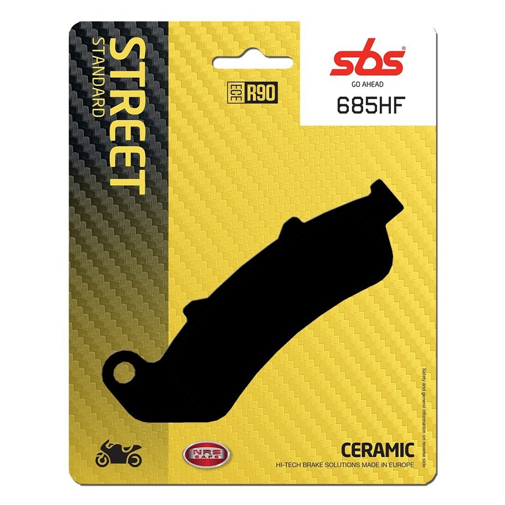 SBS CERAMIC BRAKE PADS FRONT / REAR