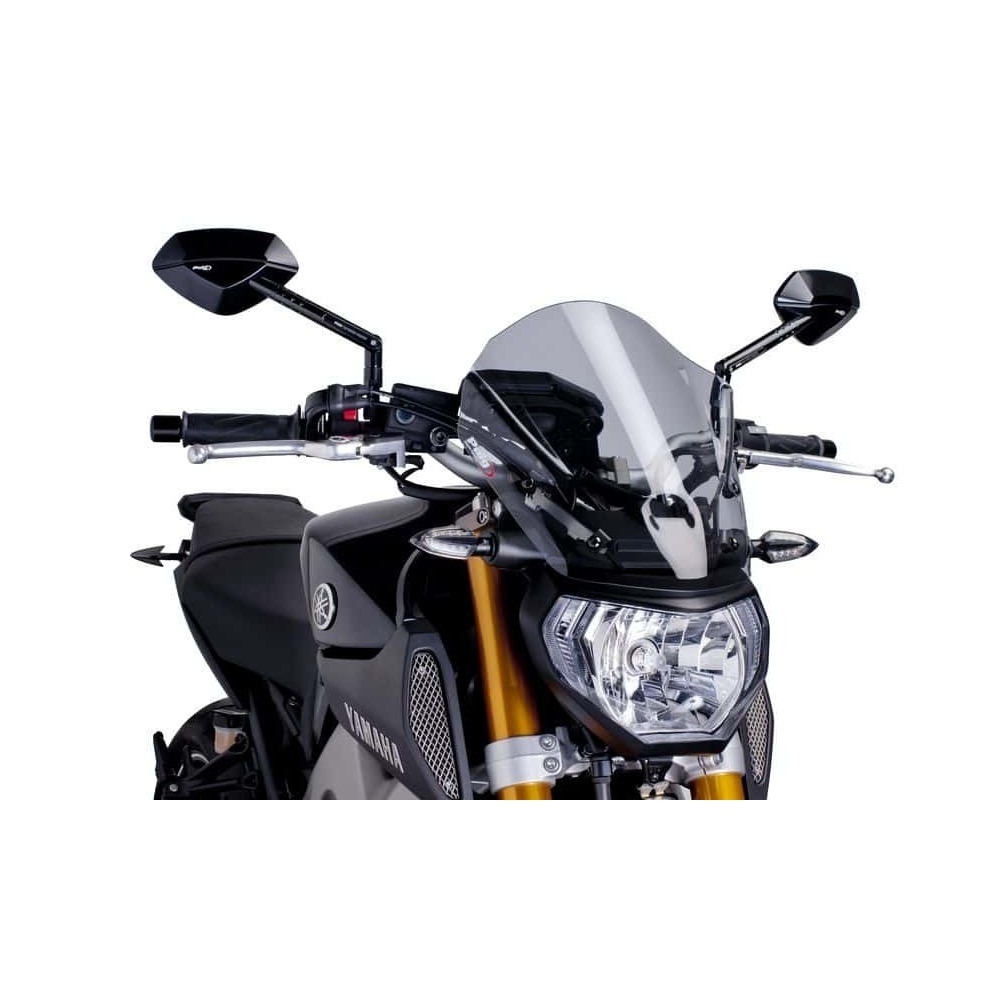 Puig New Generation Touring Screen Compatible With Yamaha MT-09 2013-2016 (Light Smoke)