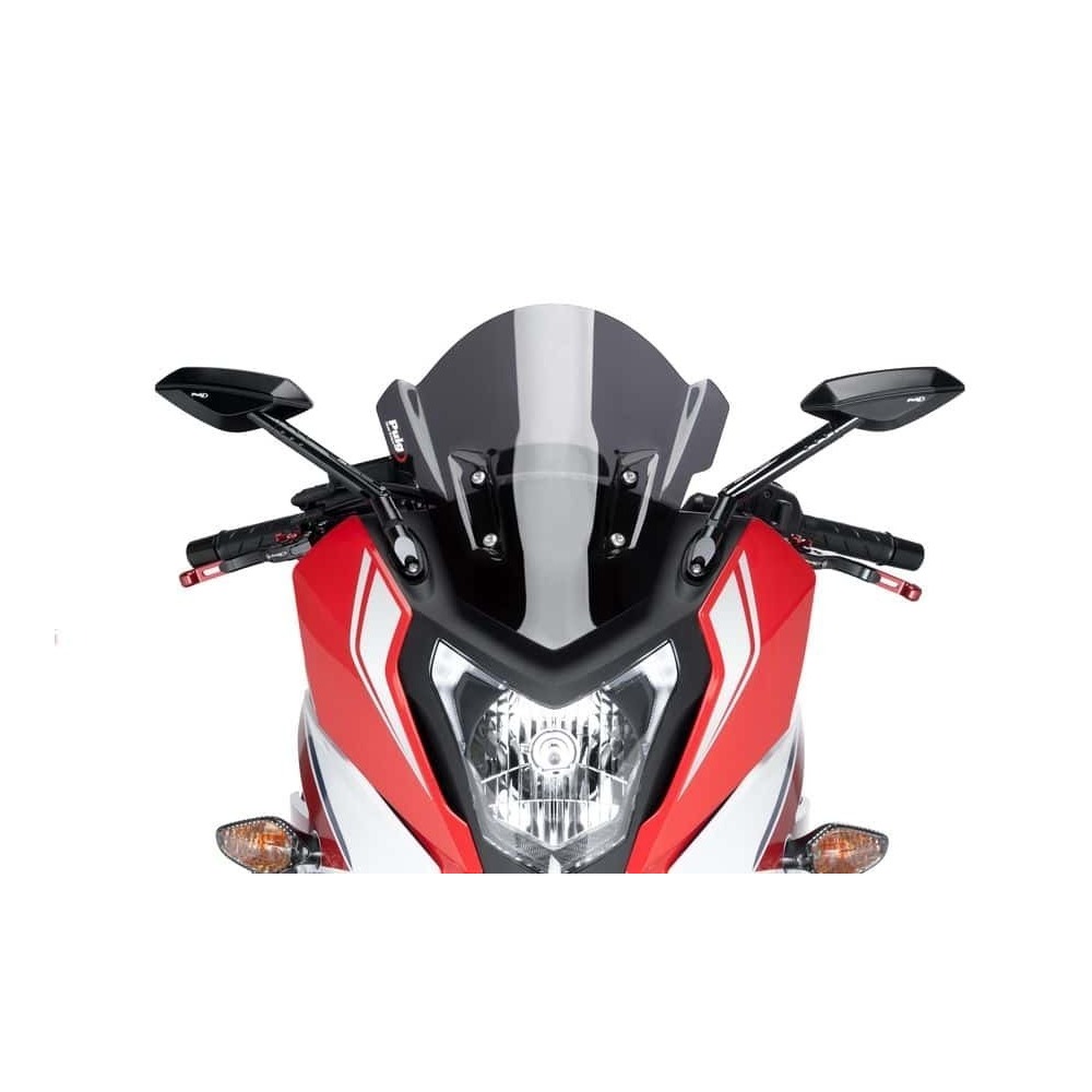 Puig Z-Racing Screen Compatible With Honda CBR650F 2014 - 2020 (Dark Smoke)