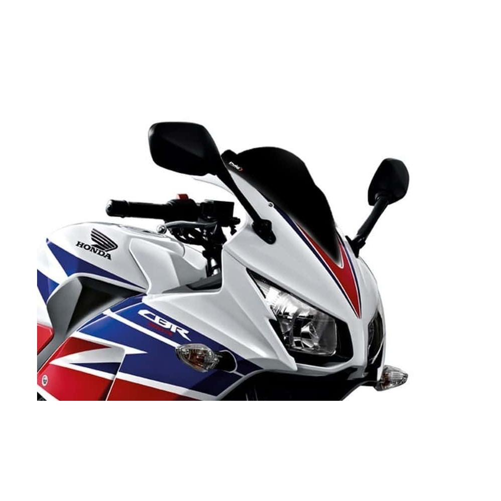 Puig Z-Racing Screen to suit Honda CBR300R 2015 - 2020 (Black)