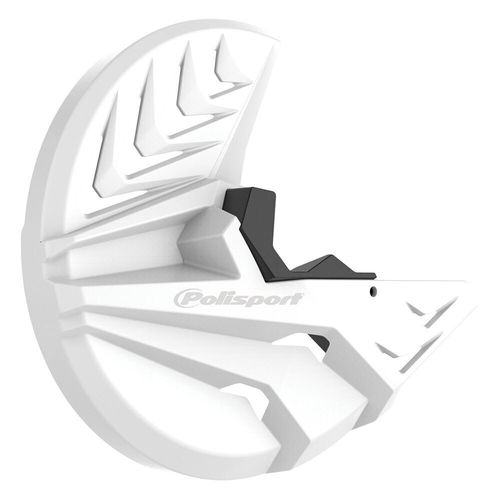 POLISPORT DISC + BOTTOM FORK PROTECTOR BETA - WHITE 