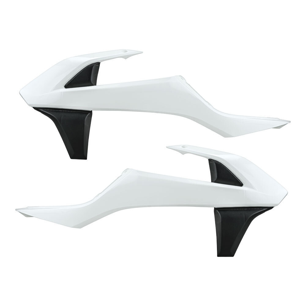 POLISPORT RADIATOR SHROUDS KTM SX/SX-F 16-17 - WHITE/BLACK