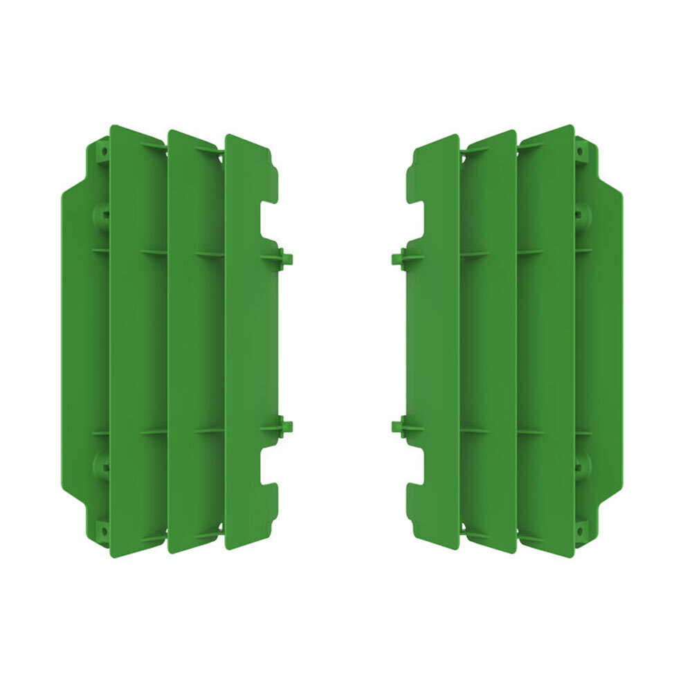 POLISPORT RADIATOR LOUVRES KAWASAKI KX - GREEN