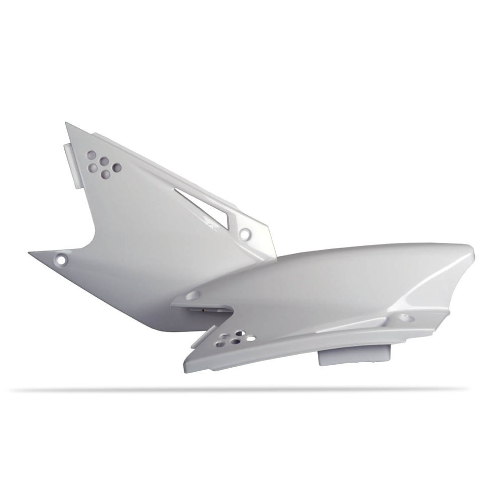POLISPORT SIDE COVERS KAWASAKI KX250F 06-08 - WHITE