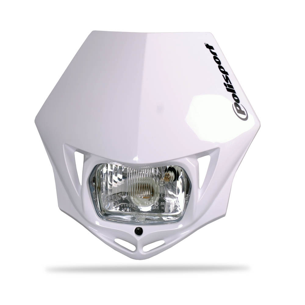 POLISPORT MMX HEADLIGHT - WHITE