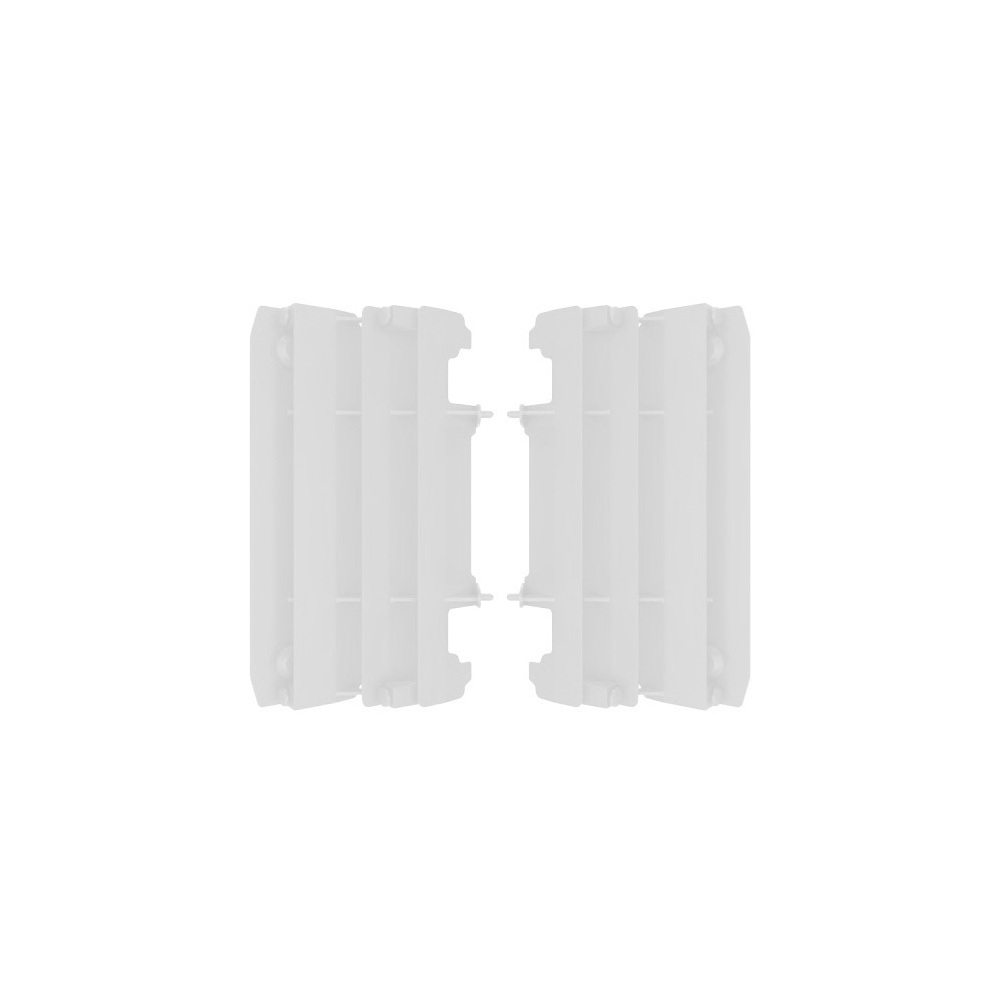 POLISPORT RADIATOR LOUVERS YAMAHA YZ125/250 05-21 - WHITE