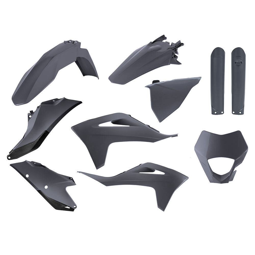 POLISPORT ENDURO KIT GASGAS EC/EC-F 21-23 - NARDO GREY (INCL. HEADLIGHT SURROUND & FORK GUARDS) 