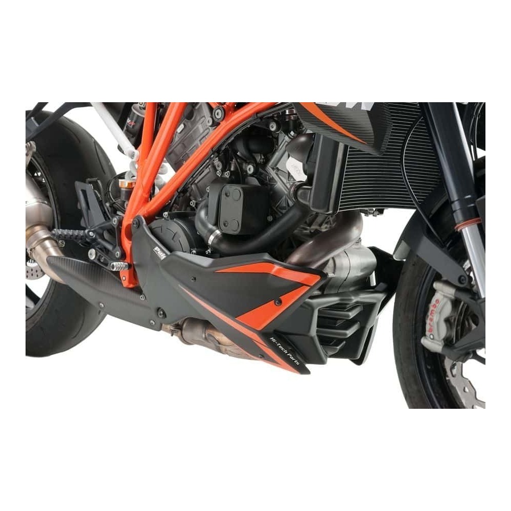 Puig Engine Spoiler Compatible With KTM 1290 Superduke GT/R (Matt Black)