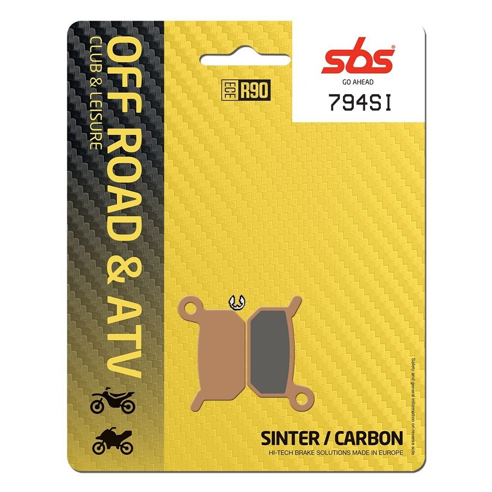 SBS FRICTION - Sinter Front / Rear Off Road Brake Pads