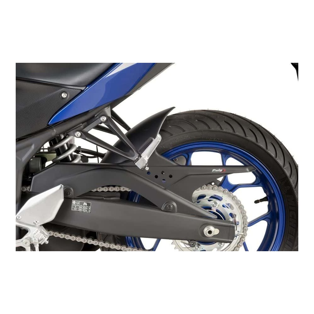 Puig Rear Fender Extension For Yamaha MT-03 / YZF-R3 (Matt Black)