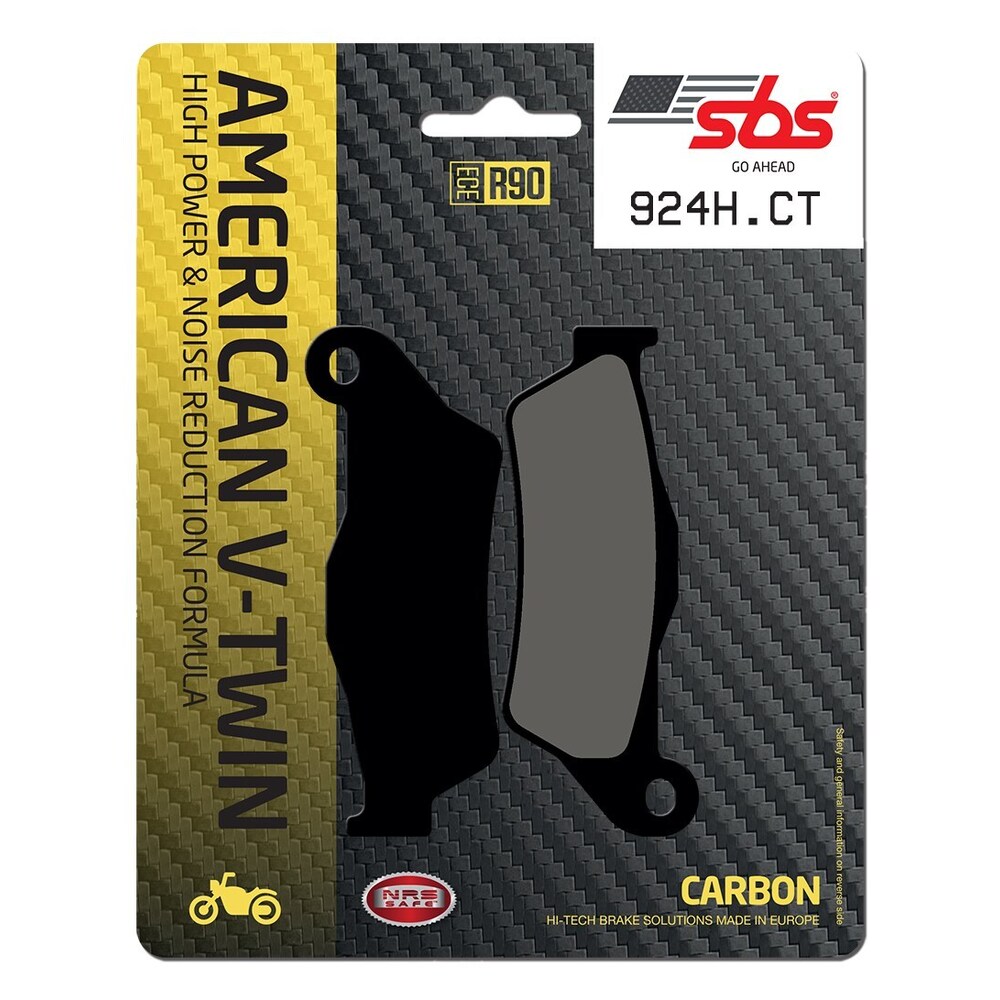 SBS FRICTION - Carbon Tech Front / Rear H-D Brake Pads