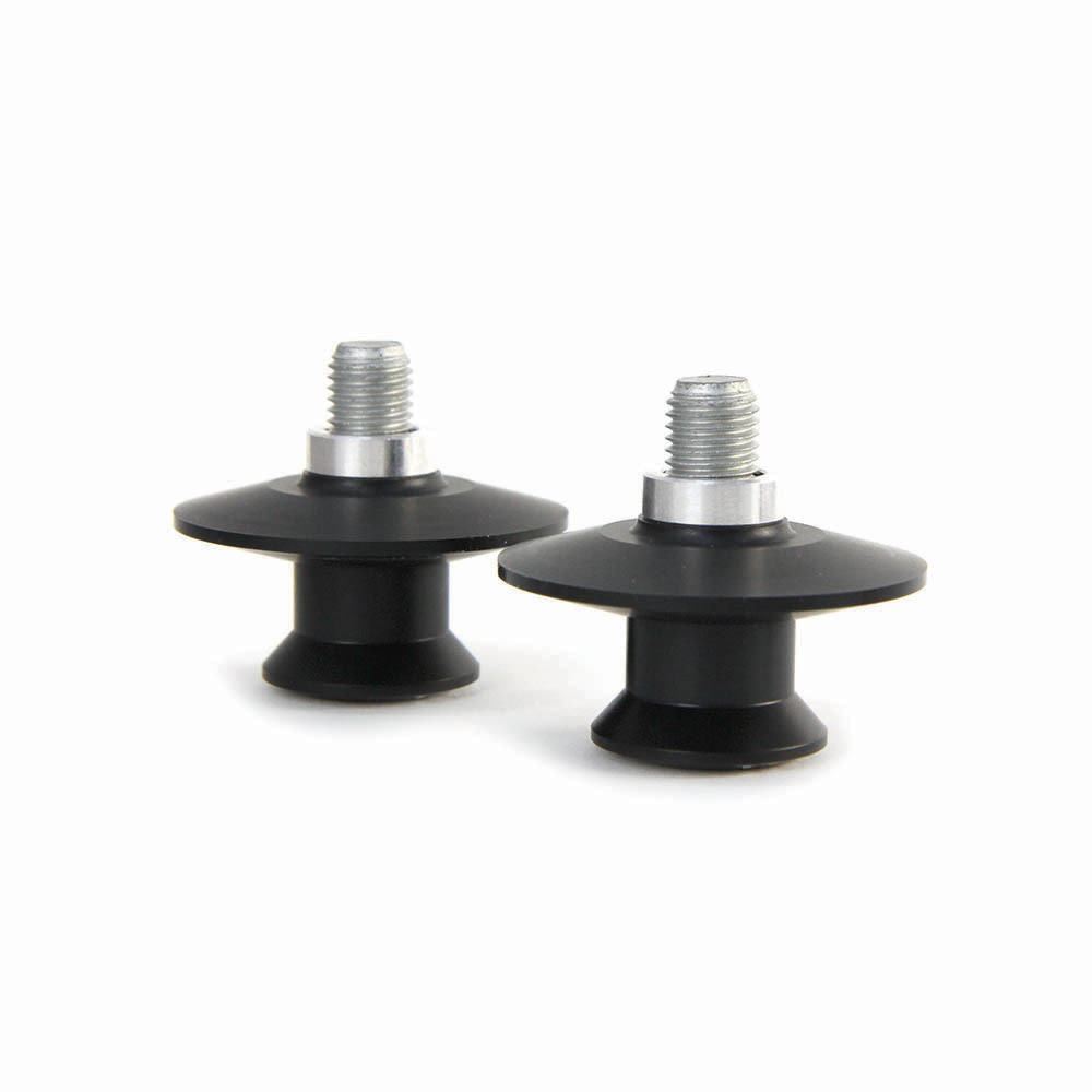 PICK UP KNOB REAR STAND CURVED S/ARM BLACK 10MM
