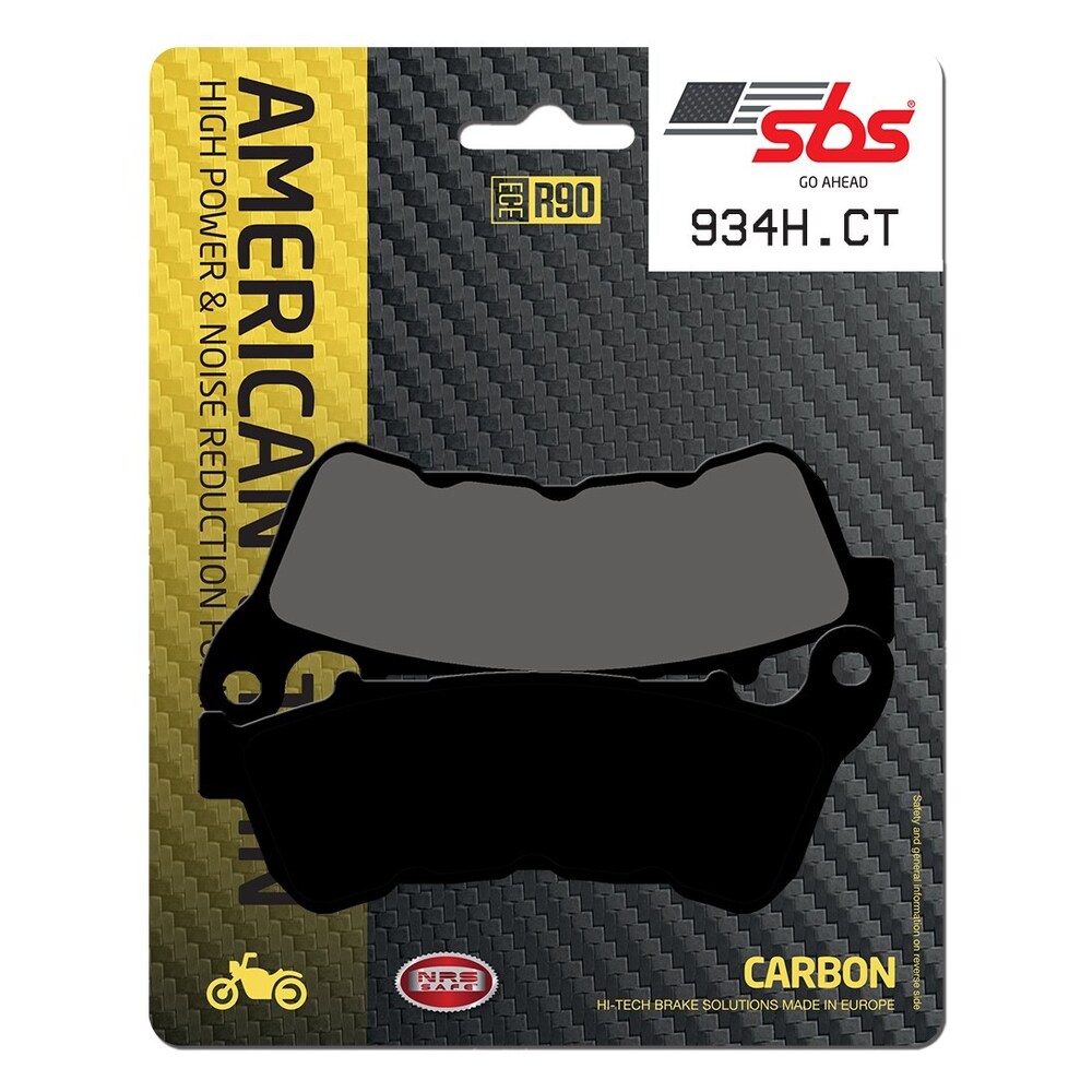 SBS FRICTION - Carbon Tech Front H-D Brake Pads