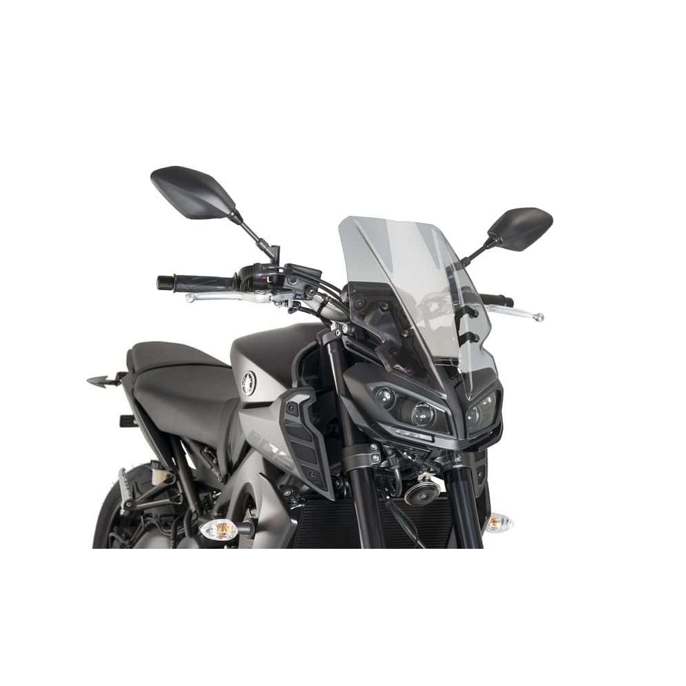 Puig Naked New Generation Touring Windshield To Suit Yamaha MT-09 2017 (Smoke)