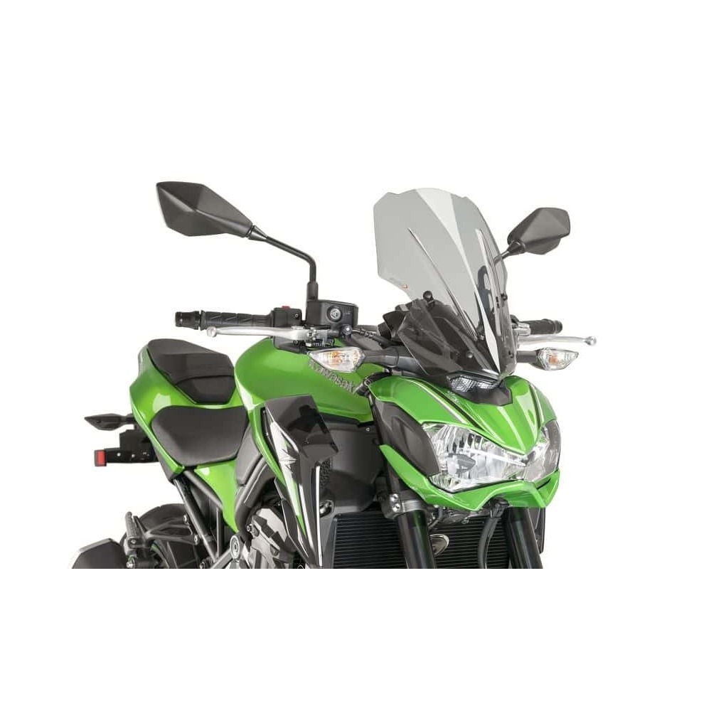 Puig New Generation Touring Screen Compatible With Kawasaki Z900 2017 - 2019 (Light Smoke)