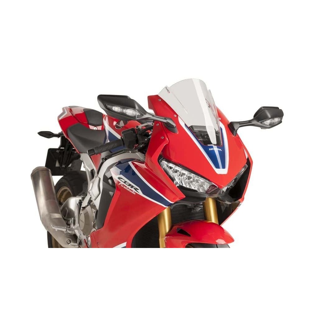 PUIG 2mm Z-Racing Screen For Honda CBR1000RR (2017-2019) - Clear - Race Use Only