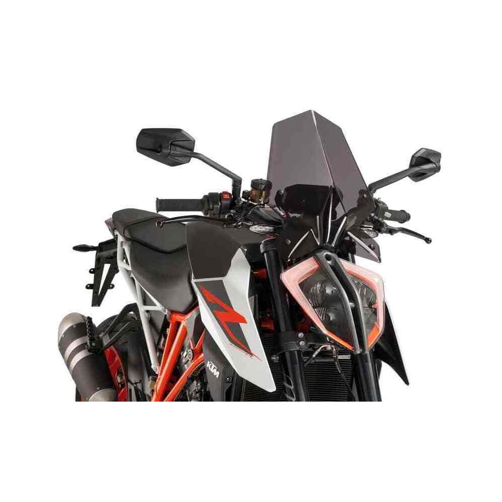 Puig New Generation Touring Screen Compatible With KTM 1290 SuperDuke R 2017 - 2019 (Dark Smoke)