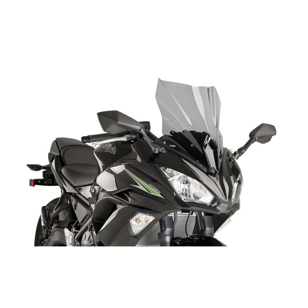 Puig Racing Screen For Kawasaki Ninja 650 2017-2019 (Light Smoke)