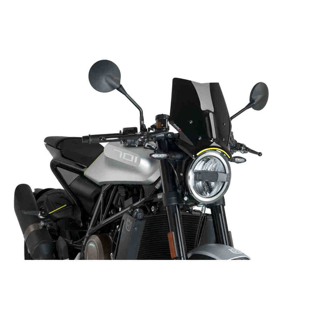 Puig New Generation Sport Screen Compatible With Husqvarna Vitpilen 701 17 - Onwards (Black)
