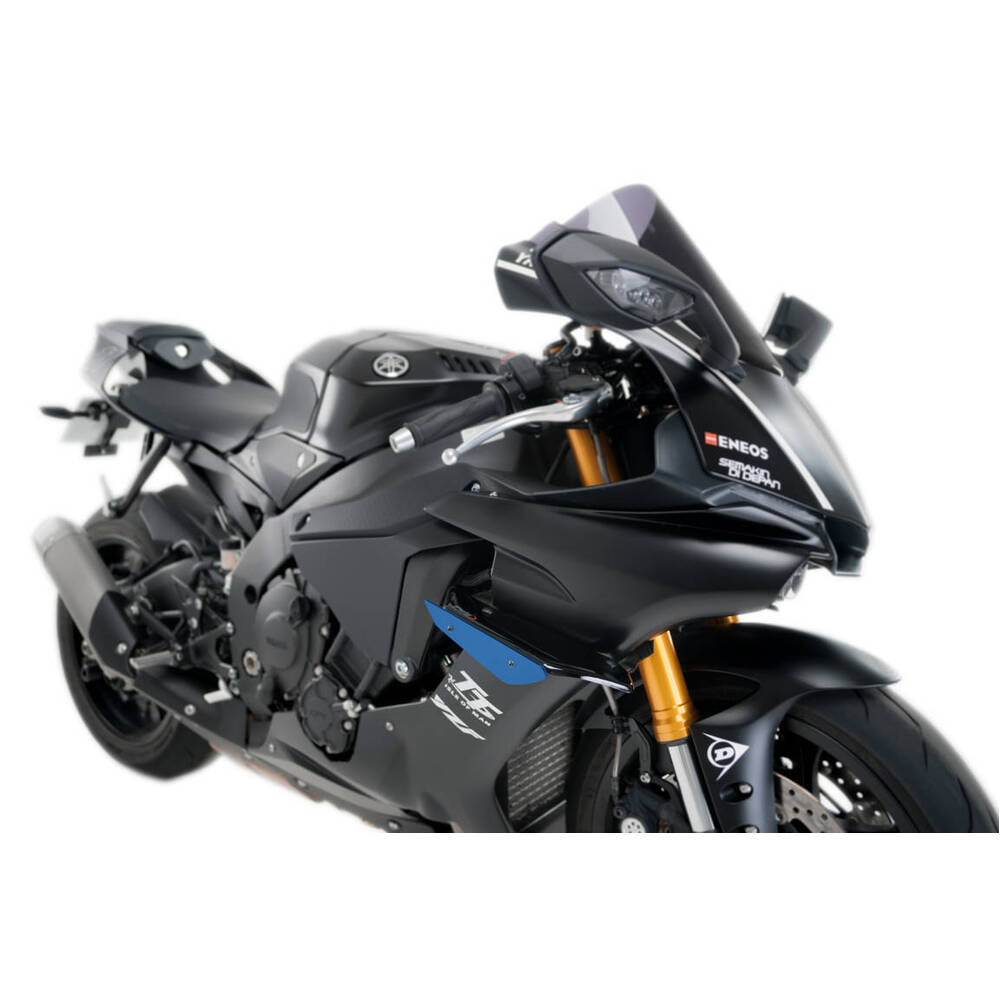 Puig Downforce Sport Spoiler Compatible With Yamaha YZF-R1/R1M (Blue)