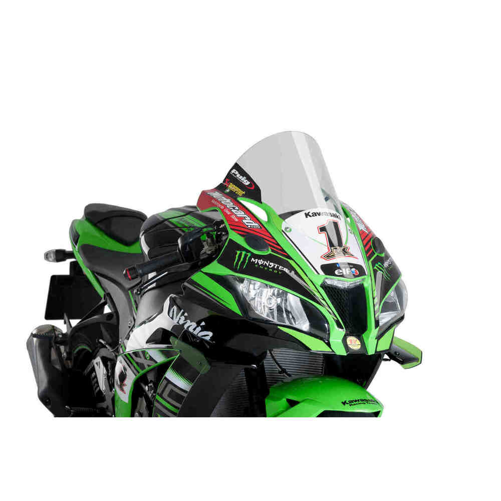 Puig R-Racer Screen For Kawasaki ZX10R (2016-2020) - Clear