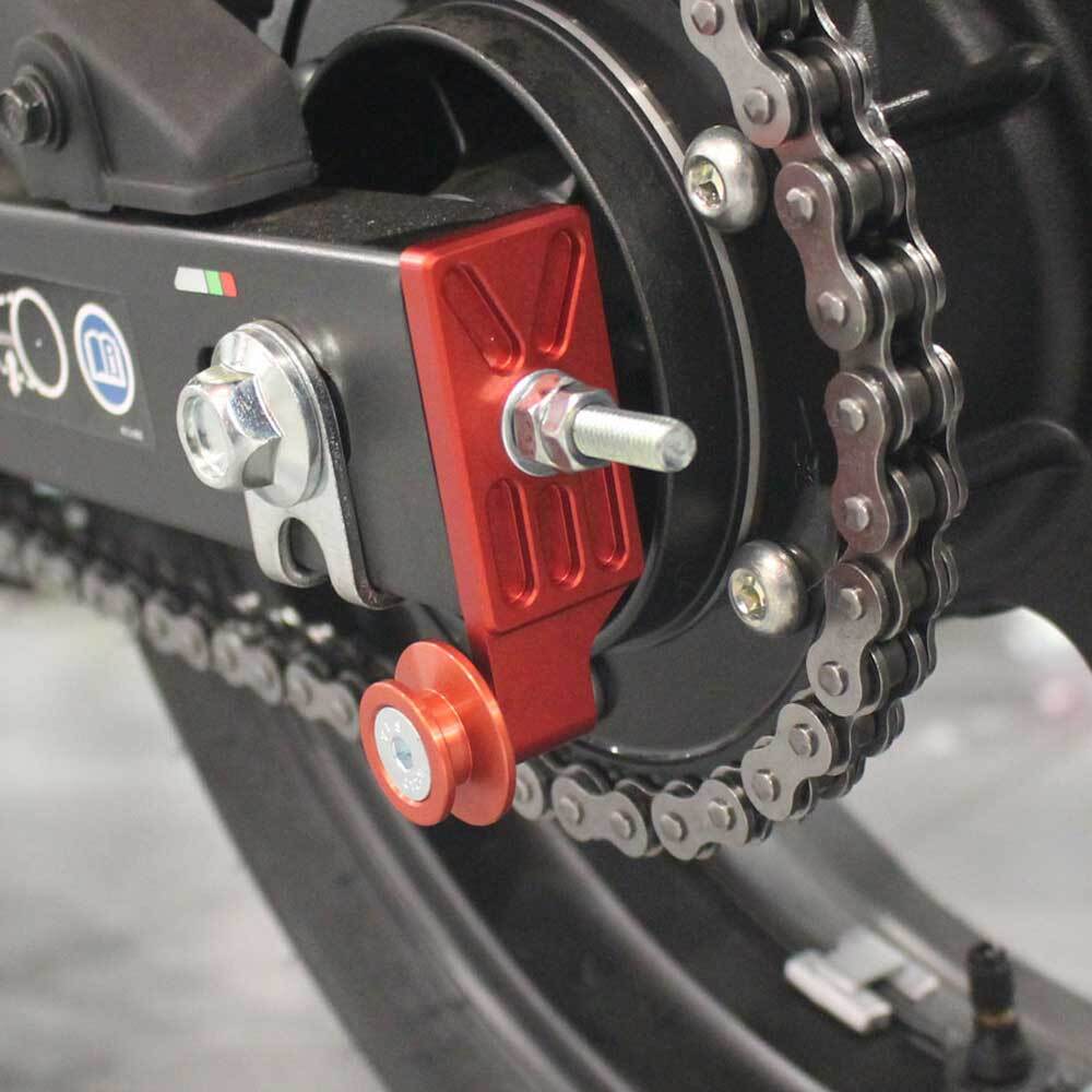 RACE STAND CHAIN ADJUSTER RED HONDA CB-CBR300