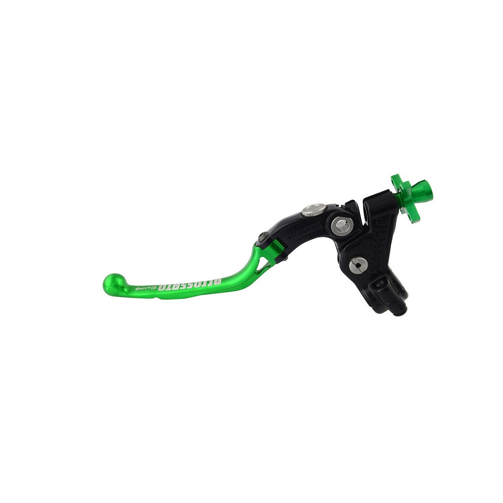 Accossato Racing Full Clutch with folding lever 29mm green with eyelet